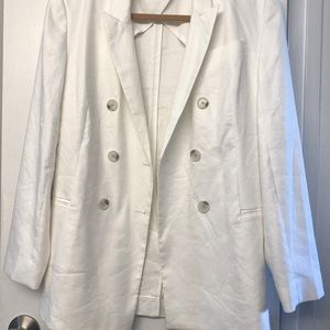 White Express blazer